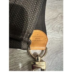 Louis Vuitton Dark Brown Crossbody Strap with Gold Hardware